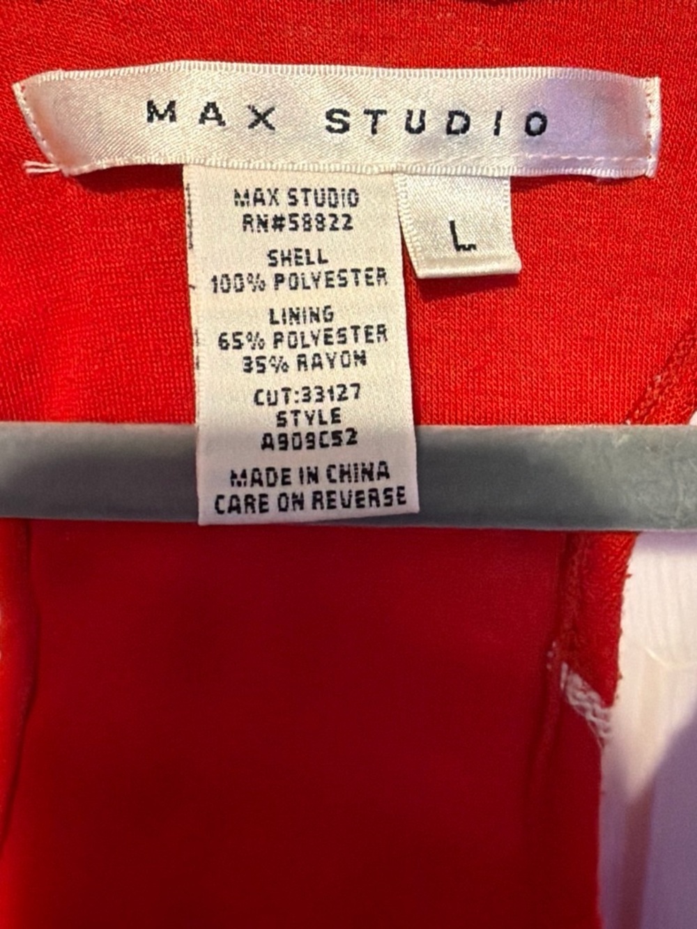 Max Studio Red Textured Racerback Mini Dress - Picture 2 of 2